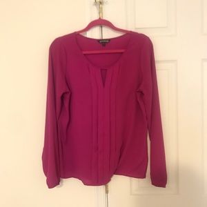 🆕 EXPRESS Magenta Blouse